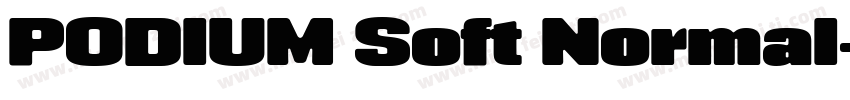 PODIUM Soft Normal字体转换
